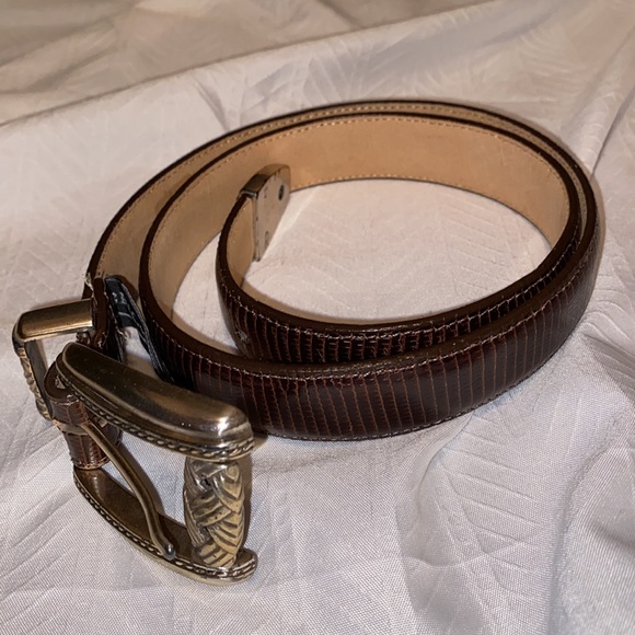 Brighton vintage leather belt size 33.5” - Picture 10 of 17